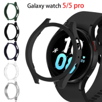Cover Case for Samsung Galaxy Watch 5/4 44mm 40mm accessories PC Bumper All-Around Screen Protector Galaxy watch 5 pro 45mm case