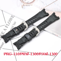 Resin Rubber Strap For Casio ProTrek PRG-110 PRW-1300 PAW1300 Men Sport Waterproof Replacement Band Bracelet Watch Accessories