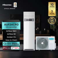 Hisense-AC-AUF24CRG/AUF48CRG-3PK/5PK-Cooler-Aliran Udara Mencapai Jarak Sejauh 18M- Alira Udara 3D- 