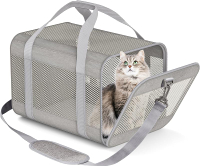 Prodigen Cat Carrier Dog Carriers for Small Dogs Soft Slided Airline Approved Collapsible  Travel Ca