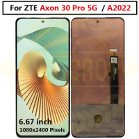 Original For ZTE Axon 30 Pro 5G lcd A2022 touch screen LCD display assembly touch panel screen For ZTE Axon 30Pro Display