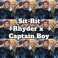 Sít-rịt 4 card bo góc RhyCap - Rhyder x Captain Boy