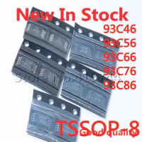 5-10PCS/LOT  93C46 93C56 93C66 93C76 93C86 TSSOP-8   car instrument speed control memory chip In Sto