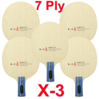Huieson 7 Ply Table Tennis Pingpong Blade CS Short Handle 5 Layers Of Pure Wood And 2 Layers Of Carbon X3 For New Material 40+