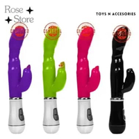 Vibra Alat Bantu Wanita Model Catokan Curly Bercabang Bahan Silikon charger