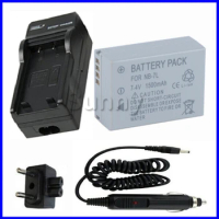 Battery and Charger Kit for Canon NB-7L, NB 7L, NB7L for Canon PowerShot G10, G11, G12, G 12, SX30 IS,SX30IS Digital Camera