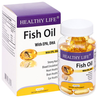 Dầu cá Healthy Life hỗ trợ bổ sung Omega 3, tốt cho não, mắt, tim mạch