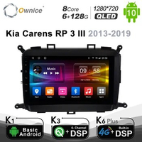 Ownice Autoradio automotive Radio 2Din for Kia Carens RP 3 III 2013 - 2019 Android 10.0 Multimedia 4G LTE 6G Ram 128G Rom No DVD