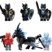 Khối Xây Dựng, Tương Thích Với LEGO, QQ04-12 Dungeons & Dragons Dragon Knight Lightning Dragon Undea
