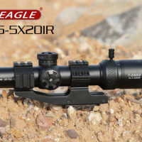 TEAGLE R 1.5-5X20 Optics Sight HK Reticle Riflescope Fits Airgun Airsoft For Hunting Scope With Mounts Optics For Pneumatics