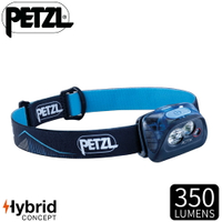 【PETZL 法國 ACTIK超輕量高亮度頭燈《藍》】E099FA01/350流明/頭燈/登山露營/手電筒/緊急照明