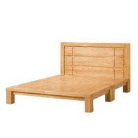 【MUNA 家居】維吉爾實木5尺雙人床台(雙人床 床架 床台)