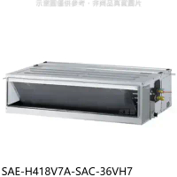 SANLUX台灣三洋【SAE-H418V7A-SAC-36VH7】變頻冷暖吊隱式分離式冷氣(含標準安裝)