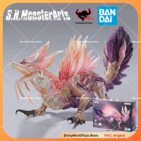 100% Original Bandai S.H.Monsterarts Mizutsune SHM Monster Hunter 31cm Long Genuine In Stock Figure Model Toys