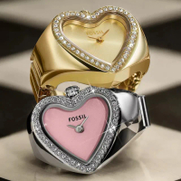【FOSSIL】Watch Ring 心型手錶戒指 母親節 送禮 禮物(任選一款)