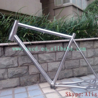 titanium mtb bike frame customized Titanium cyclocross bike frames 700C titanium gravel bike frames