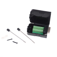 Đầu Cuối Breakout Phích Cắm, DB15 Nữ D-SUB, 2 Hàng 15 Chân, Đầu Nối Không Hàn, Vít, 0,0,0,0