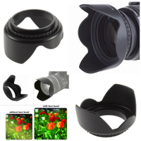 Ống kính hoa tulip 46mm cho Panasonic HC-V720 V720 Lumix G2 G3 G6 G7 GF2 GF3 gf6 GX7 trên ống kính 14-42mm II