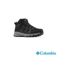 Columbia 哥倫比亞官方旗艦 男款- Outdry防水高筒健走鞋-黑色(UBM75730BK / 2022年秋冬)