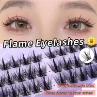 Manga Lashes Natural Individual Cluster Eye lashes Quick Eyelash Extension Cosplay Lashes