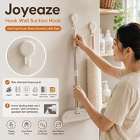 Joyeaze Hook Wall Suction Hook | Gantungan Tempel Dinding Super Kuat | Vacuum Suction Fine Hook Thin