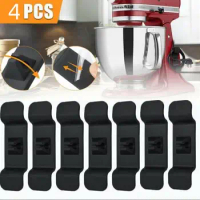 4Pcs Cable Winder Cord Management Clip Cable Holder Keeper Organizer for Air Fryer Coffee Machine Kitchen Appliances