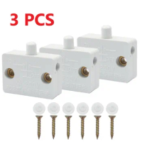 3 PCS Cabinet wardrobe door light control switch Normally open function power switch Parts refrigerator