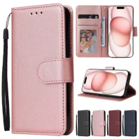 Wallet With Card Photo Frame Stand Magnetic Flip Leather Case For iPhone 15 Pro Max 14 13 12 11 X XS XR SE 2020 8 7 Plus Cover