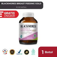 Blackmores Breastfeeding Gold 120 Kapsul | Suplemen Ibu Menyusui dengan DHA & Kalsium