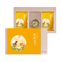 【芳茲】日月養生薑黃滴雞精禮盒款6包裝_官方直營/含品茗杯/常溫/50ML(滴雞精+三色薑黃 精粹加乘健康加倍!)