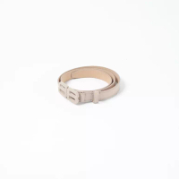 BALENCIAGA Ikat Pinggang BALENCIAGA BB 2CM HOURGLASS CROCO BEIGE BELT 100% ORIGINAL