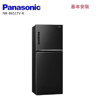 Panasonic國際牌 NR-B651TV-K 650公升雙門變頻鋼板電冰箱 晶漾黑