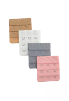 Kiss & Tell 4 Pack Bra Extender 3 Hooks