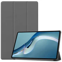 For Huawei MatePad Pro 12.6 inch 2021 PU Leather Folding Stand Tablet Cover for Huawei MatePad Pro 12.6 WGR-W09 WGR-W19 Cover