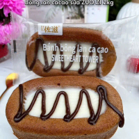 Bánh bông lan vị cacao sữa phô mai sữa zouzi