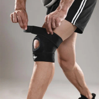 【灰熊厲害】專業級半月板可調式護膝-1只(運動護膝 髕骨護膝 護具)