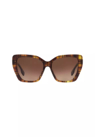Burberry Burberry Women's Cat Eye Frame Brown Acetate Sunglasses - BE4366