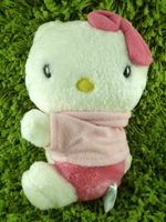 【震撼精品百貨】Hello Kitty 凱蒂貓 KITTY絨毛娃娃-側坐造型 震撼日式精品百貨