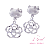 【甜蜜約定2sweet-ERT229】Hello Kitty小香風系列白鋼耳環(Hello Kitty)