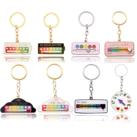 Funny My Social Battery Keychain Sliding Interactive Mood Expression Creative Key Chain For Women Men Cute Key Ring