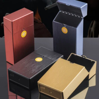 Cigarette Case Slim cigarettes Holder Portable Reusable Men Plastic Cigarette Box