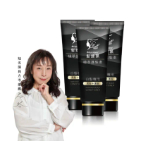 【PureHome】髮速黑免沖洗護髮素/護髮膜90mlx3入組(遮白髮 黑髮素 白髮染 白髮補色 非化學染髮劑