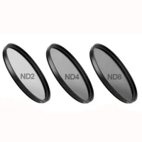 Foleto Neutral Density ND2 ND4 ND8 49/52/55/58/62/67/72/77mm Filter for canon Nikon D3300 D3100 D3000 D5300 D5200 5d 120d 60d 7d