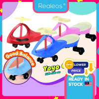 Realeos Kids Yoyo Car Plasma Swing Car Rotate Twist Car Balancer Baby Swing CarOutdoor Baby Car Kere