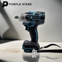 purplestare 520N.M Brushless Cordless Electric Impact Wrench DTW285 Dual Function Power Tools Compatible with 18V Makita Battery
