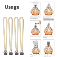 18/13mm Practical Replacement Fragrance OilLamp Wick Fit Lampe Berger Diffuser Aromatherapy Catalytic Burner Catalytic Fragrance