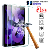 3pcs Tempered Glass Screen Protector for iPad 10th generation Pro 11 12.9 2022 2021 Air 5 4 10.9 iPad 10.2 9th 8th 7th Mini 6 5