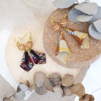 Anting Tenun Sikka NTT Terompet