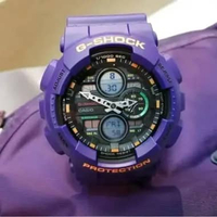 CASIO G-Shock Analog Digital Original Jam Tangan Pria [GA 140] Blue