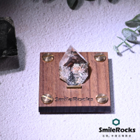 【SmileRocks 石麥】彩幽靈隨形冰塊 2.4x1.2x3.7cm(幻影水晶 附SmilePad Stand 6X6底板)